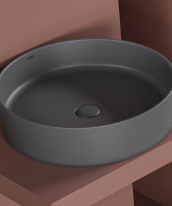 Vasque à Poser Creavit Loop Matt Anthracite Ø 45 Cm LP145AN