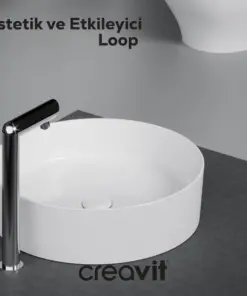 Vasque à Poser Creavit Loop Ø 40 Cm LP140