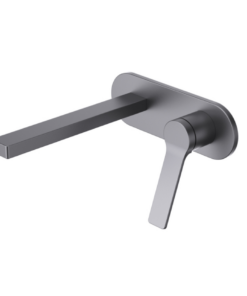 Mitigeur Lavabo Mural Chrome Creavit Ritmo Gris RT1400GR