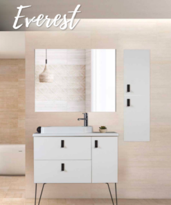 Meuble odyssée Everest100cm blanc ou bleu