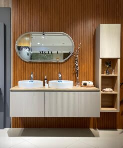 Meuble odyssée Bella 150cm avec colonne et miroir